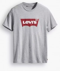 Batwing Logo Graphic T-Shirt - Grey