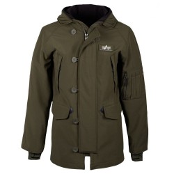 Куртка демисезонная Alpha Industries Softshell N-3B Parka - Olive