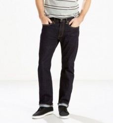 505 Regular Fit Stretch Jeans - темно-сині (Cool Rinse)