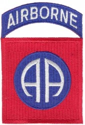 Нашивка US ARMY 82ND AIRBORNE PATCH 3.5"
