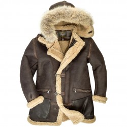 Дубленка Cockpit B-7 Aleutian WWII Sheepskin Parka