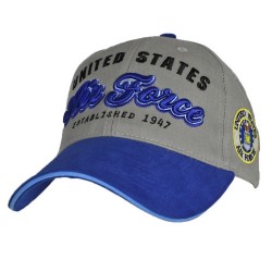 Бейсболка Air Force With Side Logo Two Tone Royal-Grey Cap