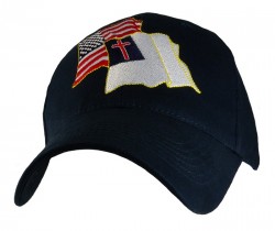 Бейсболка Eagle Crest Christian-American Flag Cap