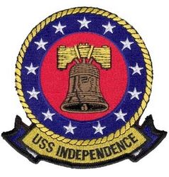 Нашивка USS Independence CV-62 Patch 4 1/2"