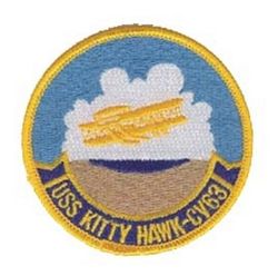 Нашивка USS KITTY HAWK CV-63 PATCH (3")