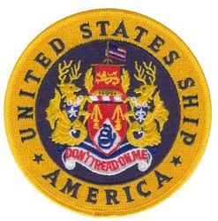 НАШИВКА USS AMERICA CV-66 PATCH 4 1/2"