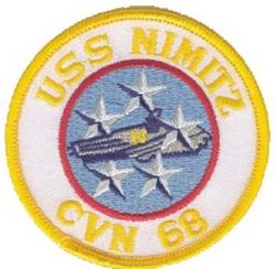 Нашивка USS Nimitz CVN-68 Patch (3")