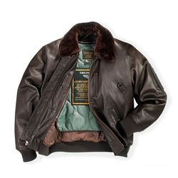 Льотна шкіряна куртка Cockpit Air Force Leather B-15 Flight Jacket