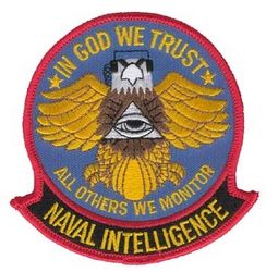 НАШИВКА NAVAL INTELLIGENCE PATCH (4")