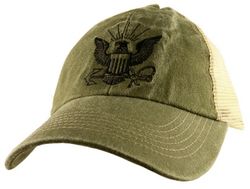 Бейсболка Navy Logo Mesh Vintage Olive Cap