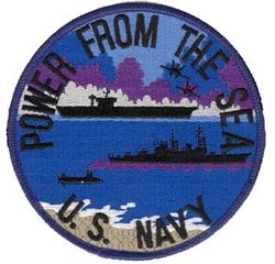 Нашивка POWER FROM THE SEA PATCH (4 1/2")