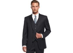 Мужской пиджак Tommy Hilfiger Navy Solid Trim-Fit Jacket