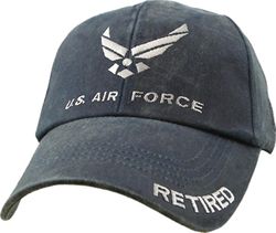 Бейсболка US Air Force Retired Washed DKN Cap