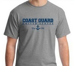 Футболка United States Coast Guard With Anchor & Date Tee
