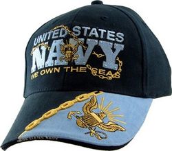 Бейсболка Navy We Own The Seas