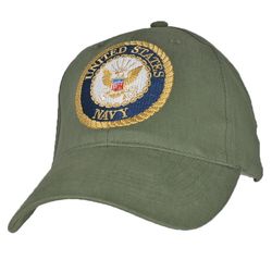 Бейсболка United States Navy Emblem Cap - OD Green