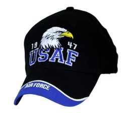 Бейсболка USAF With Eagle Black Cap