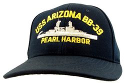 Бейсболка USS Arizona BB-39 Pearl Harbor