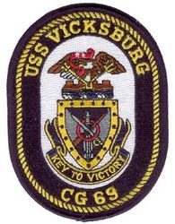 Нашивка USS VICKSBURG CG-69