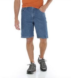 Джинсовые шорты Wrangler Denim Carpenter Light Indigo Shorts