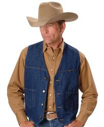 Мужской джинсовый жилет Wrangler